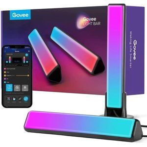 Smart Light Bars, RGBICWW Smart LED Lights with 12 Scene Modes and Music Modes